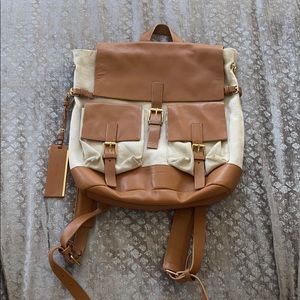 Cole Haan canvas backpack bag